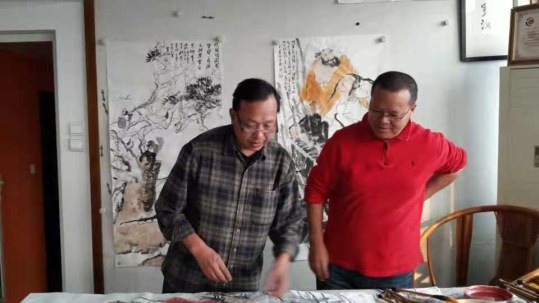 国内画坛的同胞兄弟组合“王氏兄弟”中国禅画珠联璧合